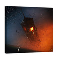 Floating Tower at Night Wall Art