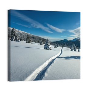 Snowy Carpathian Mountains Ukraine Wall Art