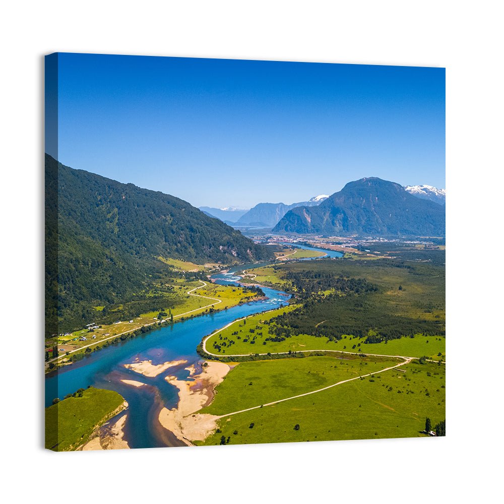 Puerto Aysen River Valley Wall Art