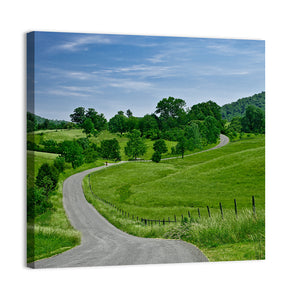 Blue Ridge Mountains In Western Virginia Wall Art