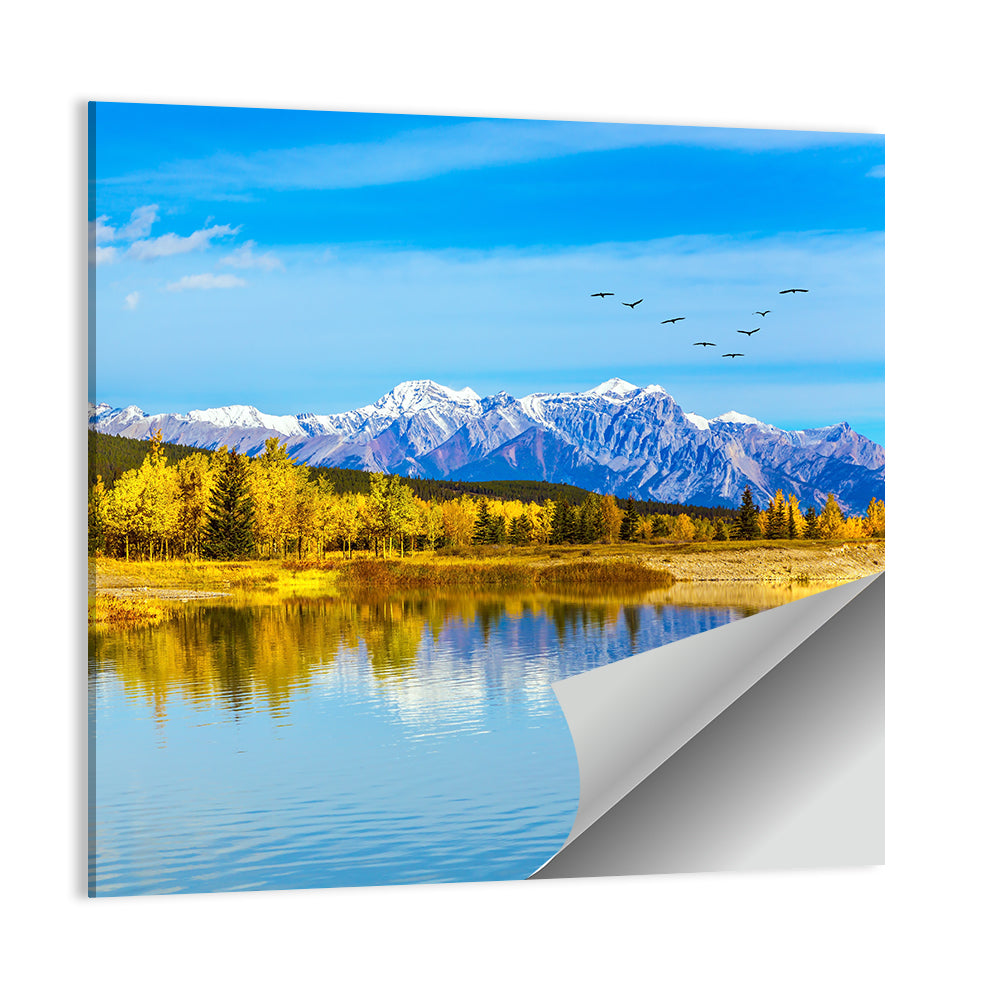 Abraham Lake Reflections Wall Art