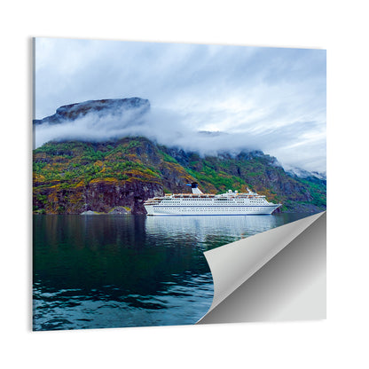 Cruise Ship on Hardanger Fjorden Wall Art