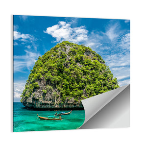 Rocky Island In Thailand Wall Art