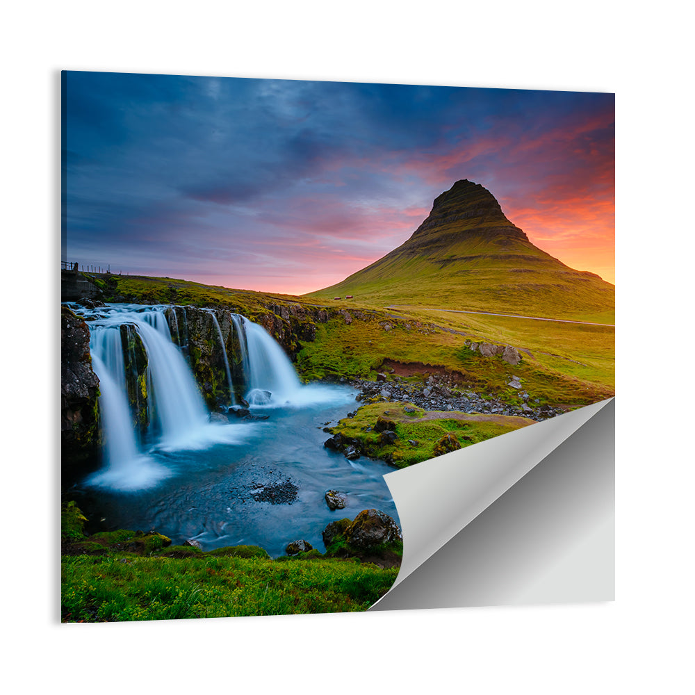 Kirkjufell at Sunset Wall Art