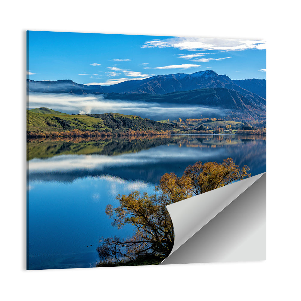 Lake Hayes Autumn Reflection Wall Art