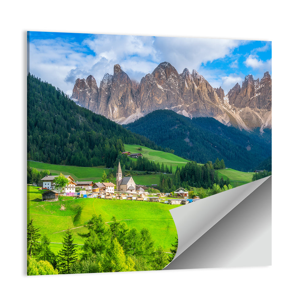 Santa Maddalena Village, Dolomites Wall Art