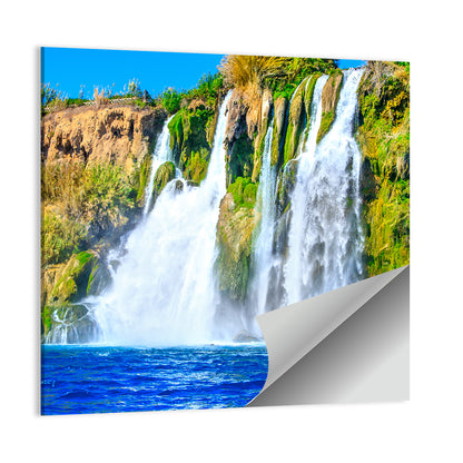 Duden Waterfalls Cliffside, Antalya Wall Art