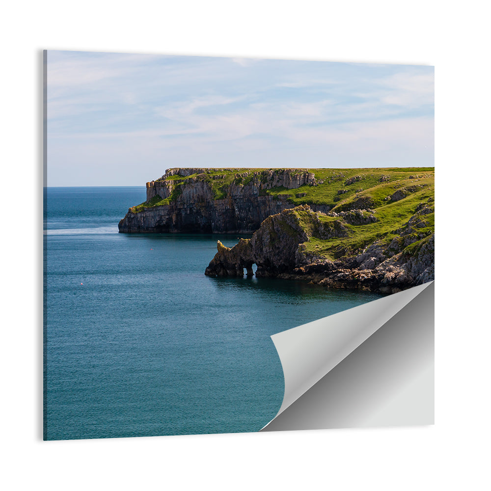 Barafundle Bay Clifftop and Sea Arch Wall Art
