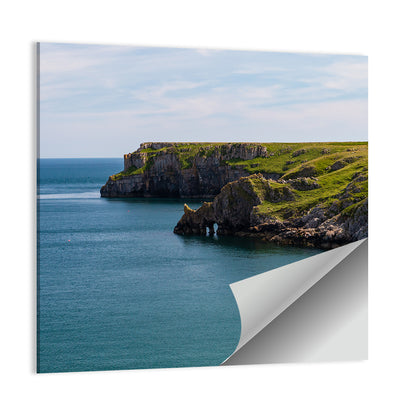 Barafundle Bay Clifftop and Sea Arch Wall Art