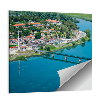 Rozafa Fortress Over Buna River Wall Art