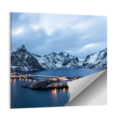 Blue Hour Over Reine, Lofoten Wall Art