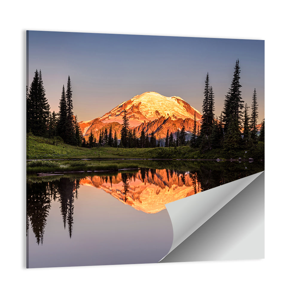Mount Rainier at Tipsoo Lake Wall Art