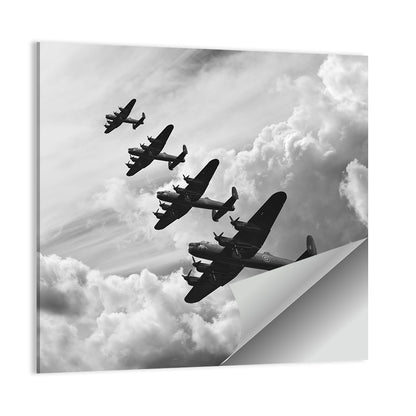 Lancaster Bombers in Formation Wall Art