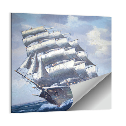 Antique Sailing Ship at Sea Wall Art