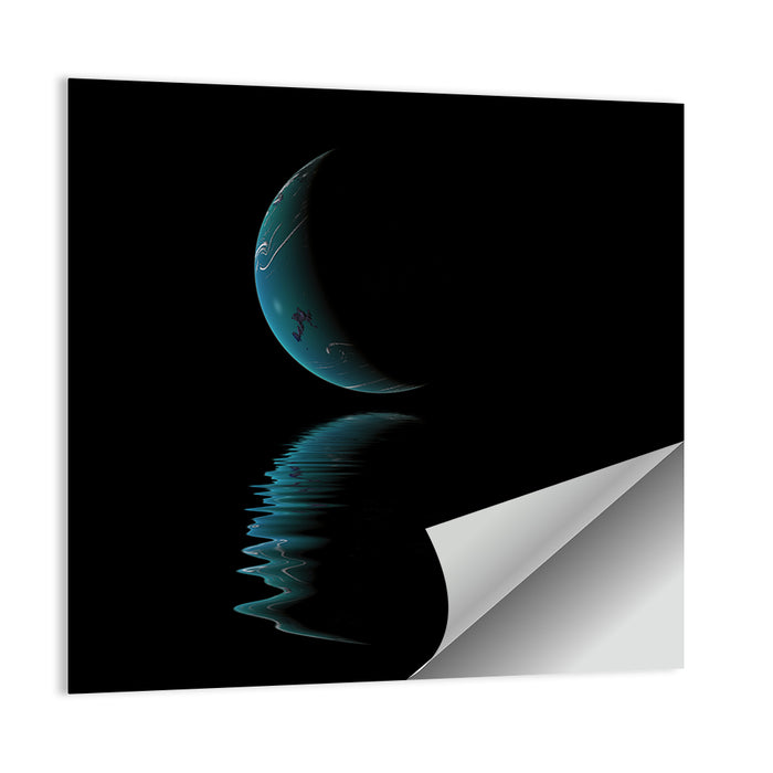 Surreal Planet Wall Art as a poster print