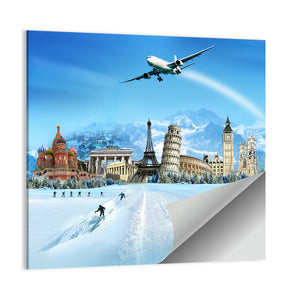 Travel Around World Concept Wall Art