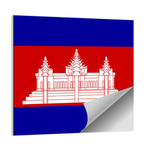 Flag Of Cambodia Wall Art