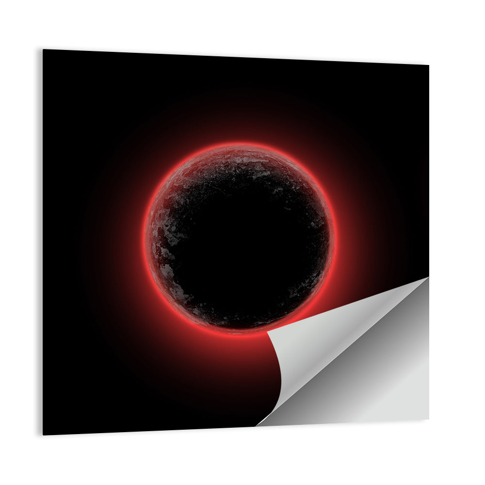 Red Planet Eclipse Wall Art