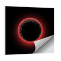 Red Planet Eclipse Wall Art