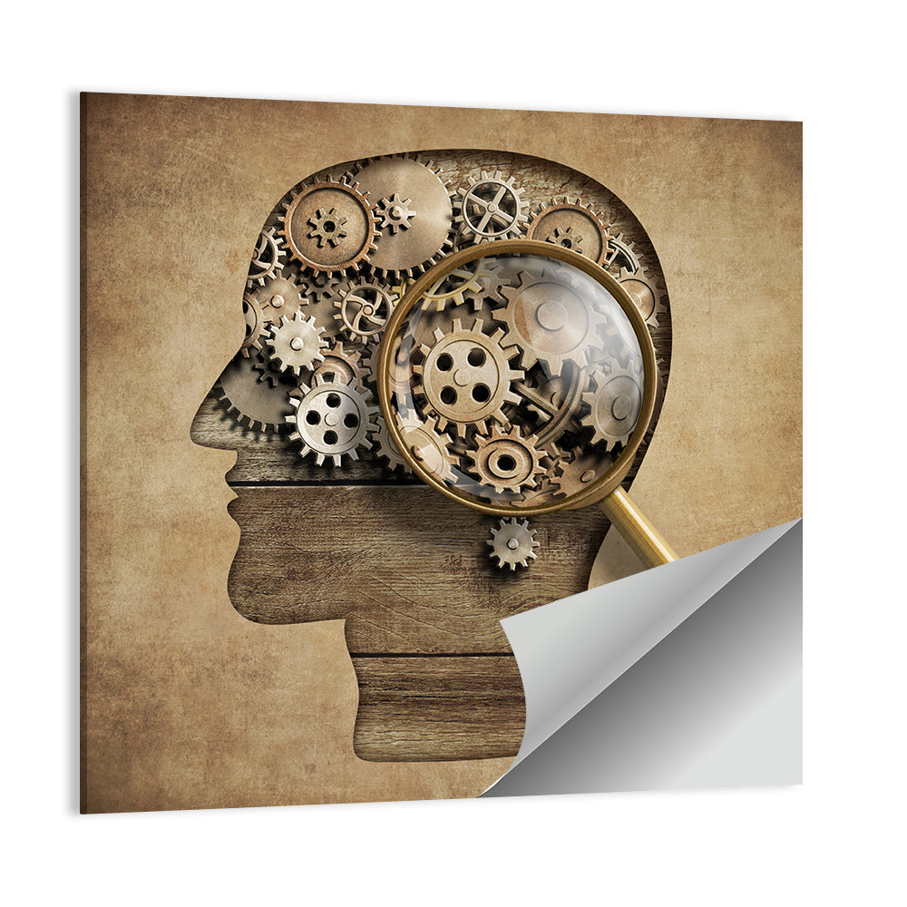 Mechanical Mind Concept Illustration Wall Art