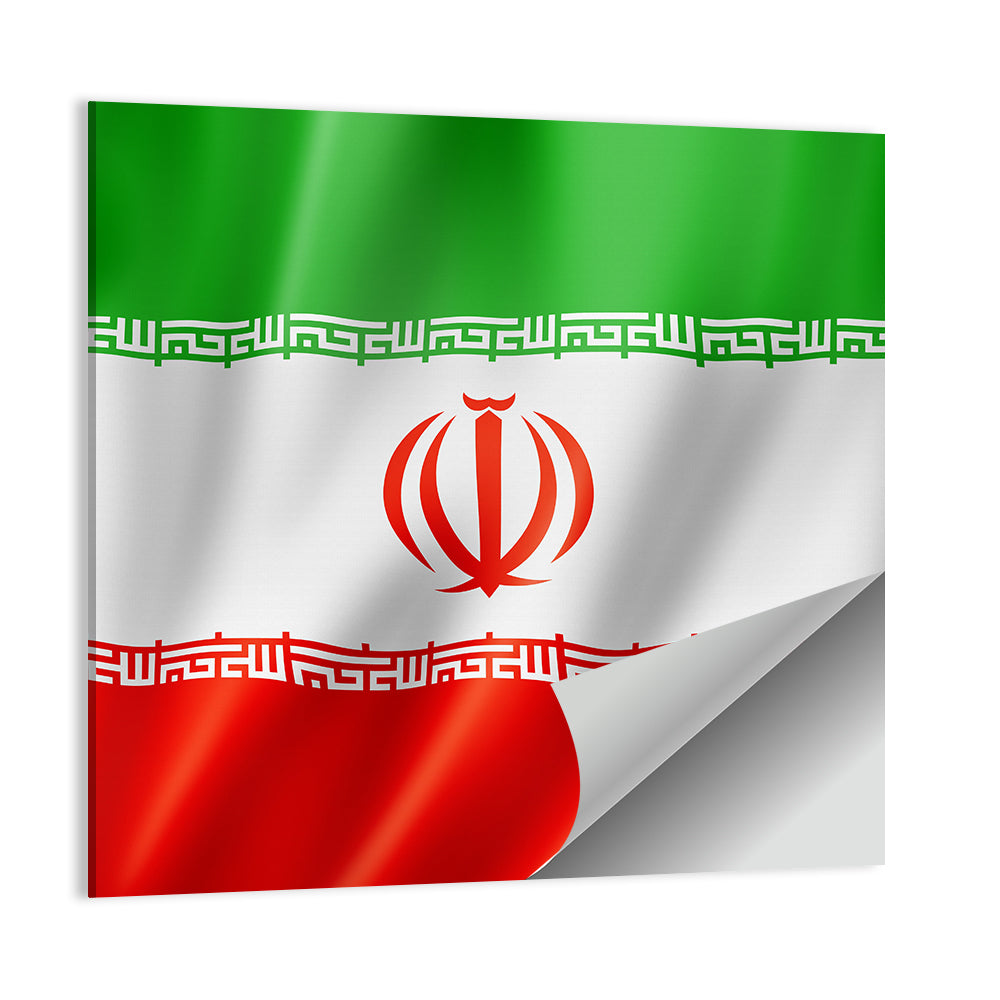 Iran National Flag Wall Art