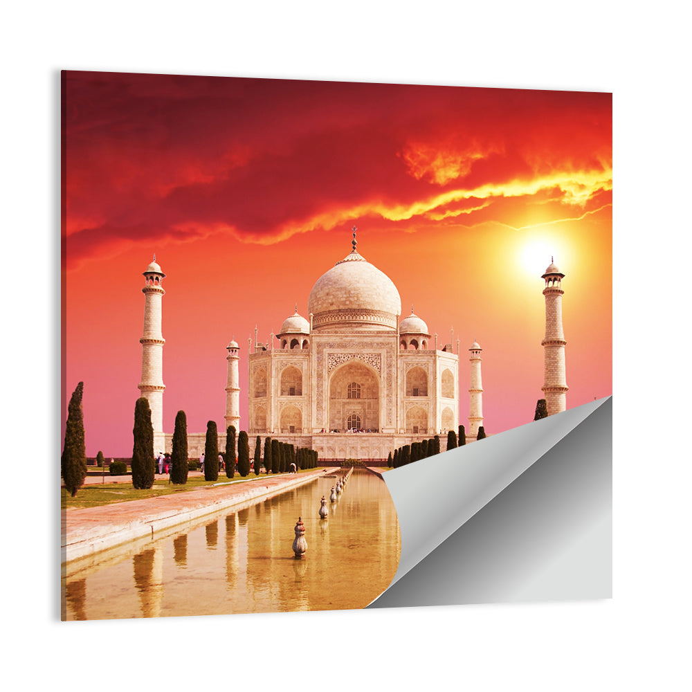 Taj Mahal at Sunrise, Agra Wall Art