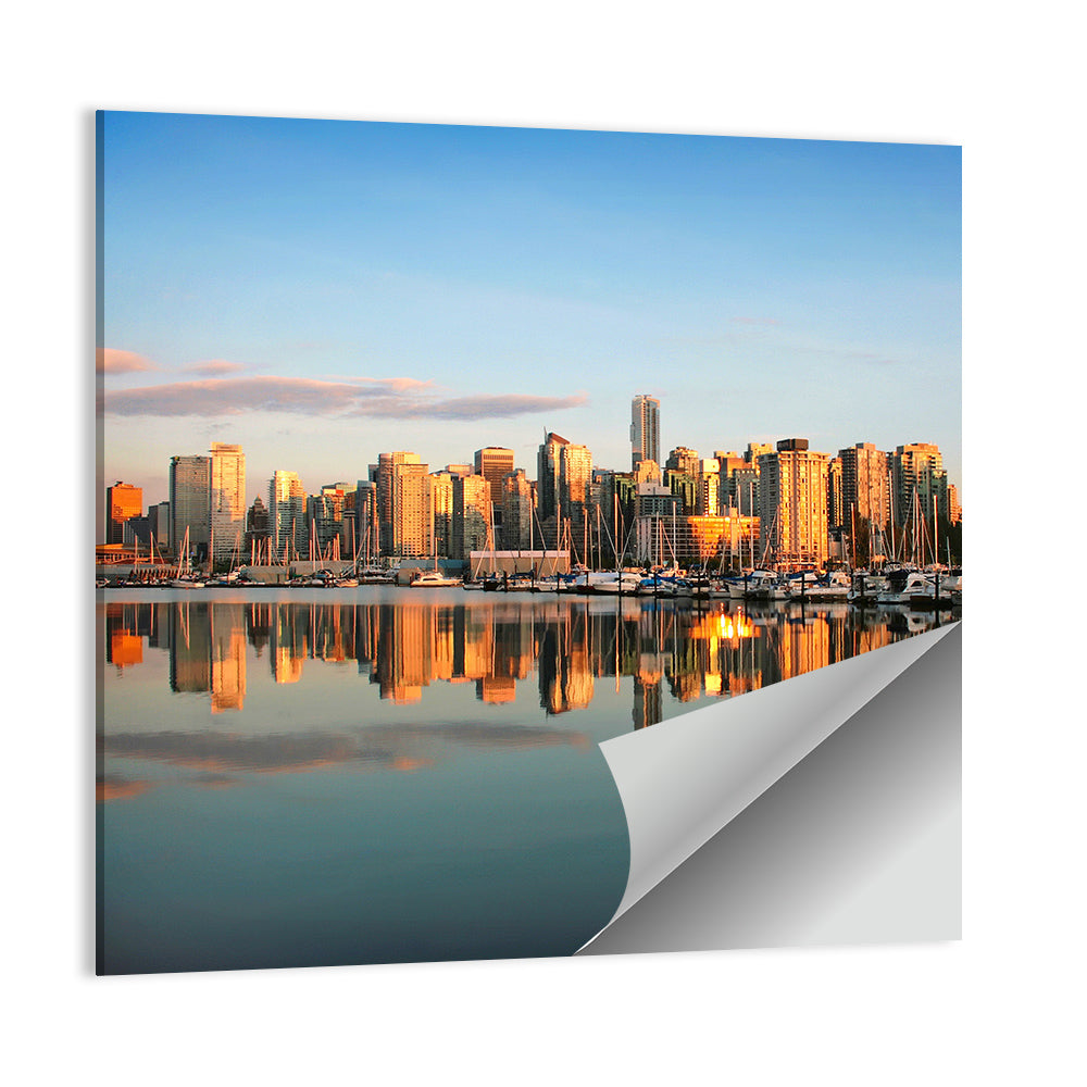 Coal Harbour Vancouver Skyline Wall Art