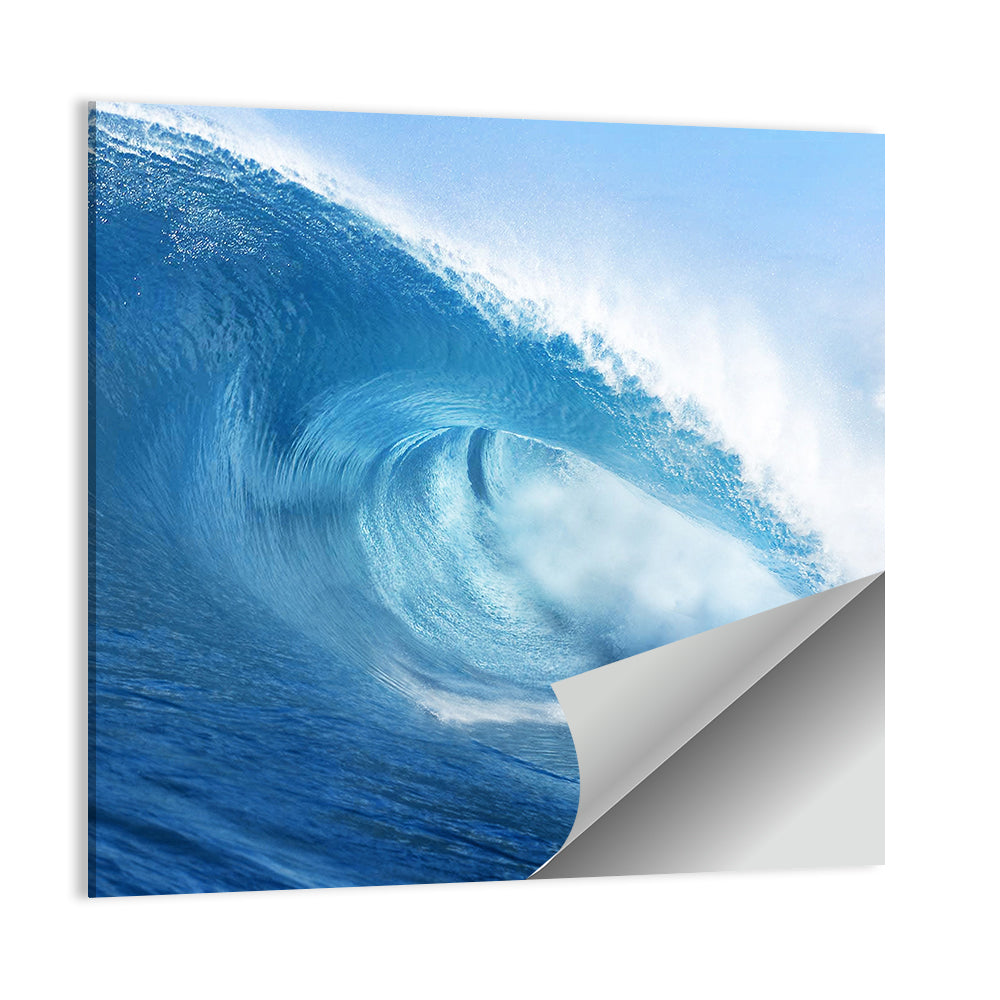 Blue Surf Barrel Wall Art