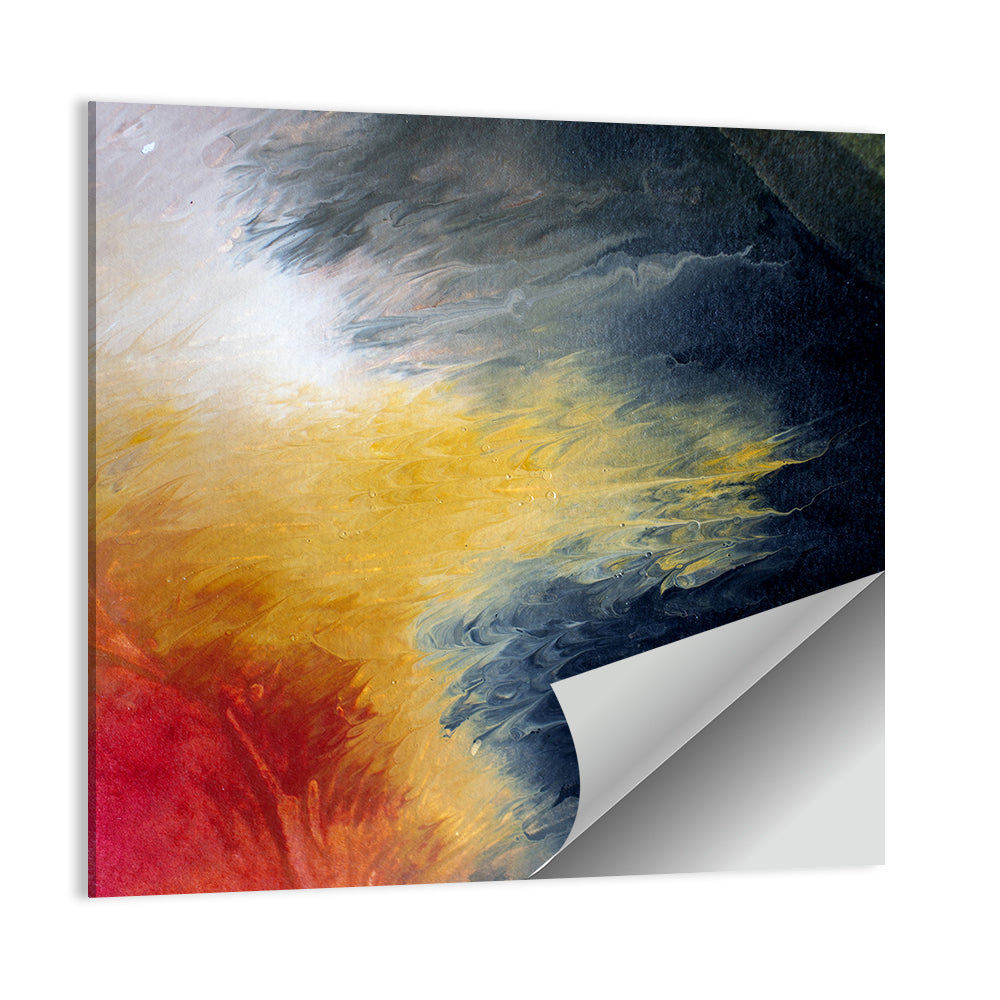 Solar Flare Oil Abstract Wall Art