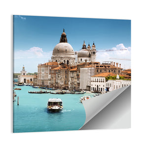 Grand Canal & Basilica Santa Maria Della Salute Wall Art