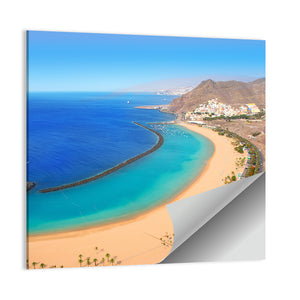 Beach Las Teresitas At Canary Islands Wall Art