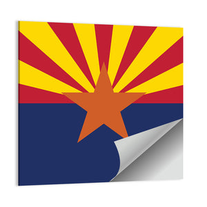 Flag Of Arizona State Wall Art