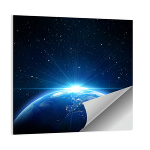 Earth From Space Wall Art