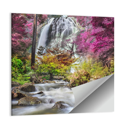 Klonglan Forest Waterfall, Thailand Wall Art