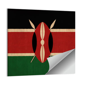 Flag Of Kenya Wall Art