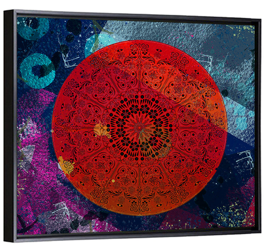 Vibrant Mandala Design Wall Art