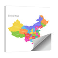 Map of China Wall Art