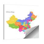 Map of China Wall Art