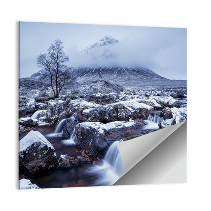 Mountain Buachaille Etive Mor In Scotland Wall Art