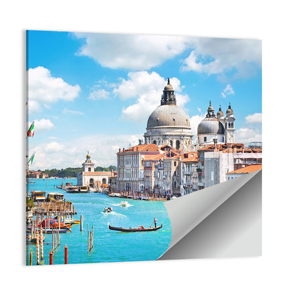 Grand Canal with Santa Maria Della Salute Wall Art