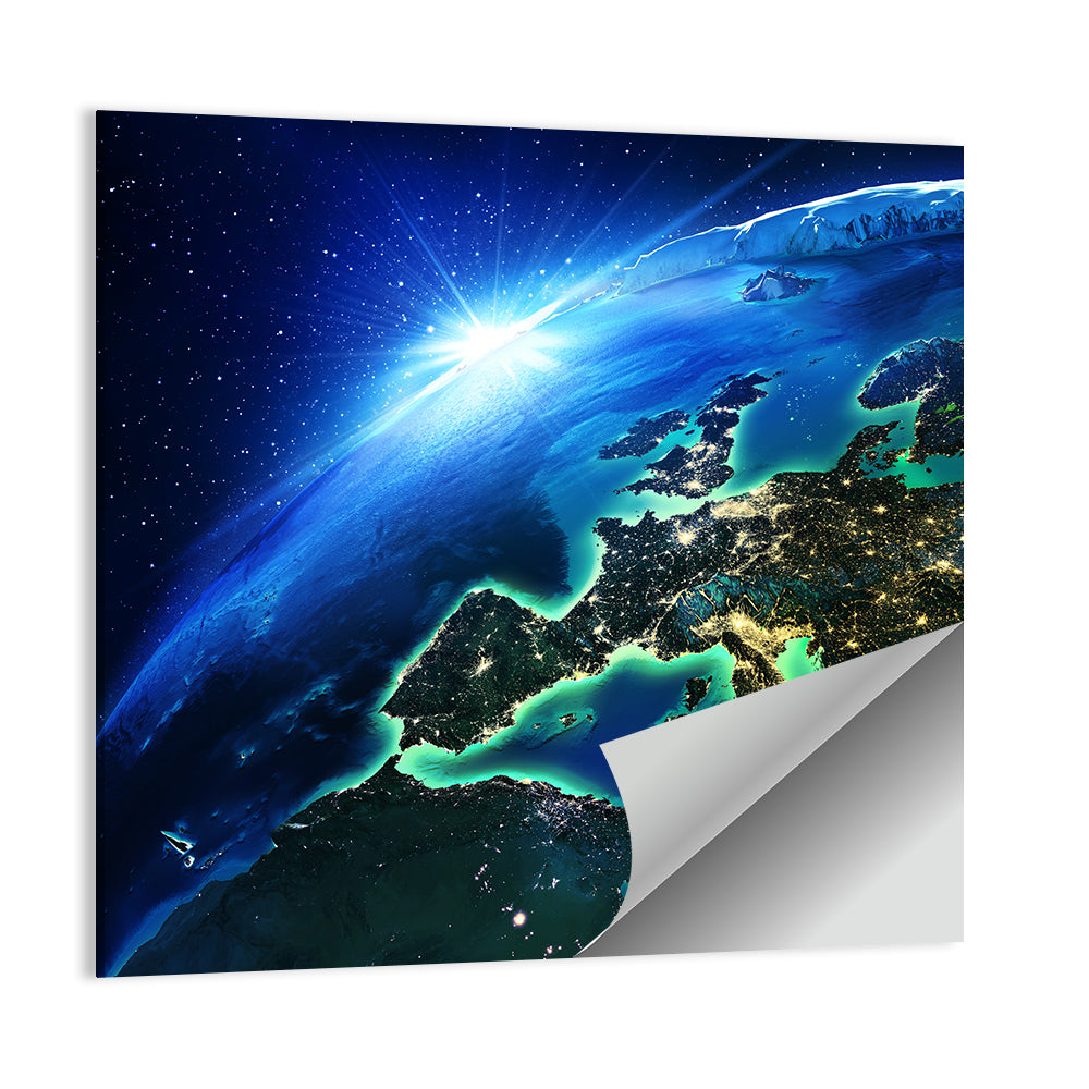 Europe at Night Wall Art