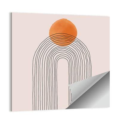 Layered Arch Sun Abstract Wall Art