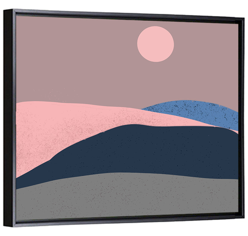 Minimal Mountain Dawn Wall Art