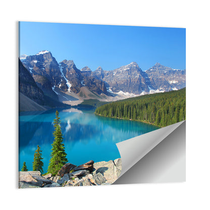 Moraine Lake in the Canadian Rockies Wall Art