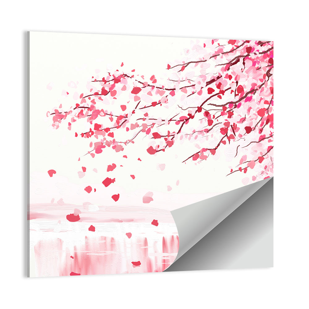 Japanese Cherry Blossom Tree Wall Art