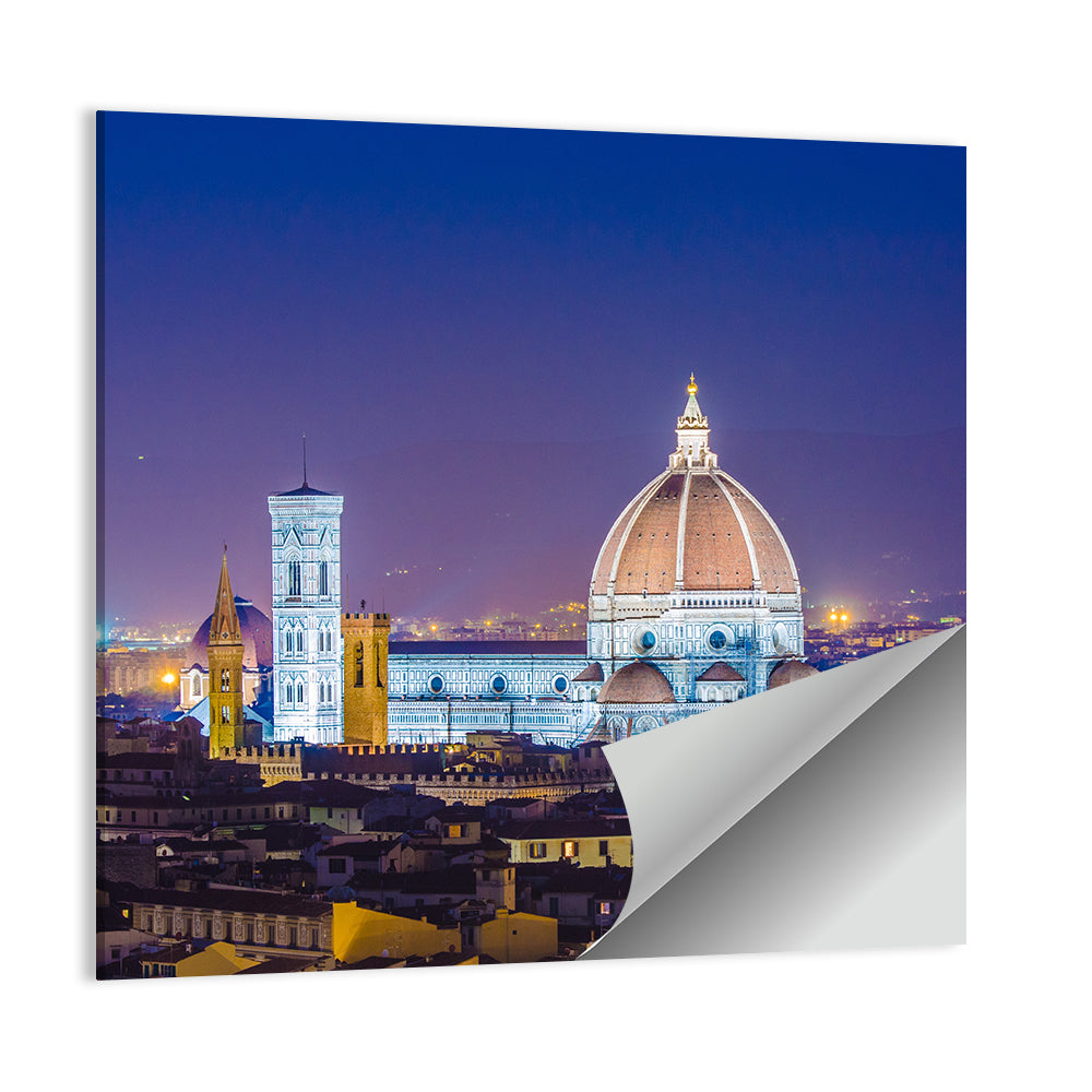 Florence Night Skyline Wall Art