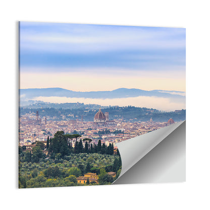 Florence Cathedral Dome View Wall Art