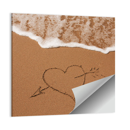 Heart in the Sand Wall Art