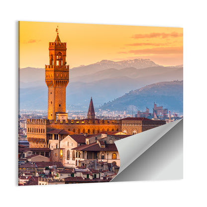 Palazzo Vecchio at Dusk Wall Art