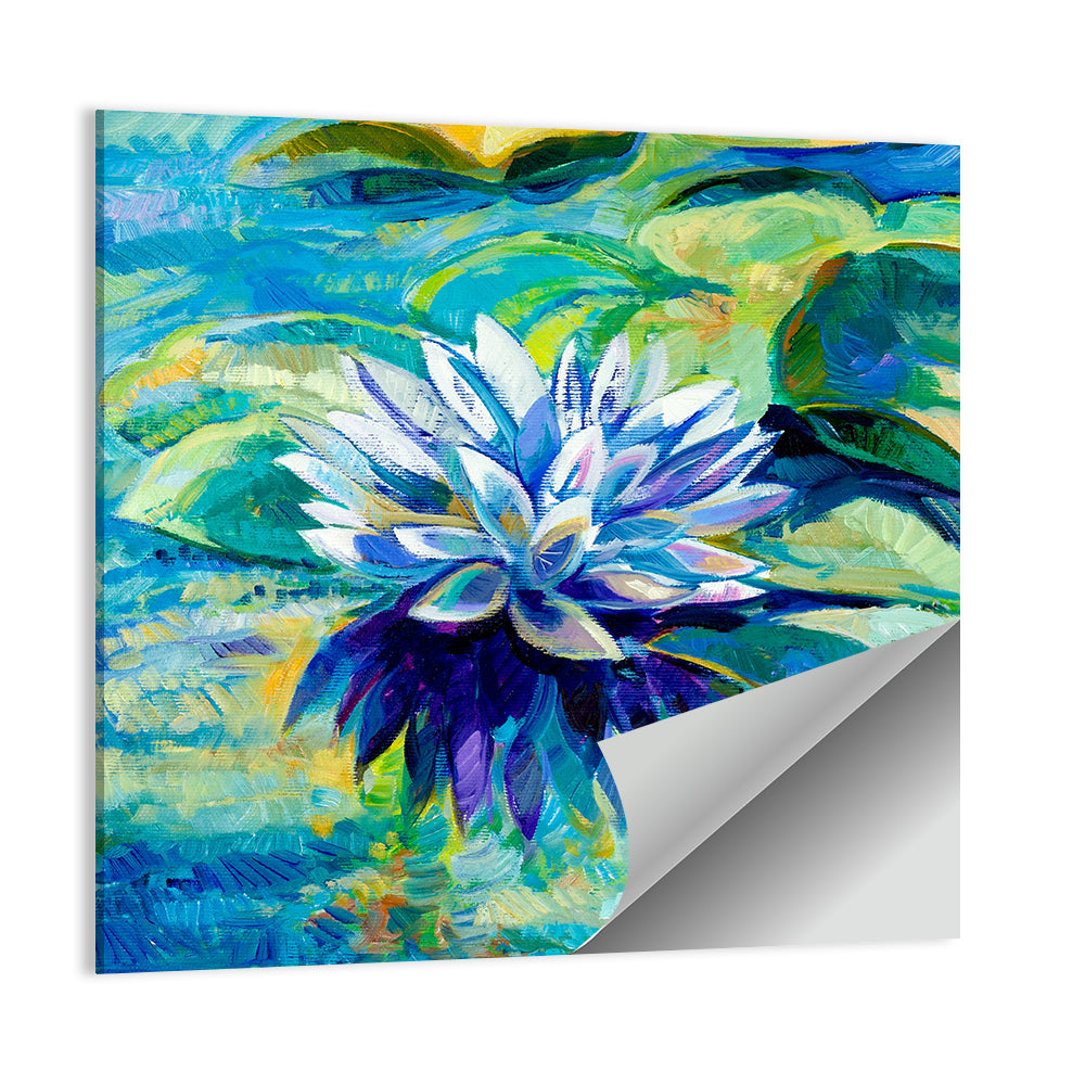 Impressionist Water Lily Study Wall Art